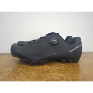 Garneau Men's Bike Cycling Clip Shoes Ergo Grip - Black BOA Canada Sz US‎ 7